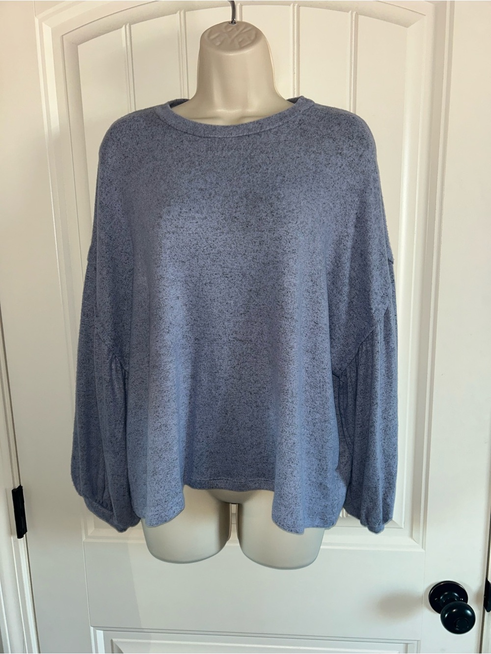 NEW & Harmony Soft Lightweight Blue Pullover Women's Sweater Sz S